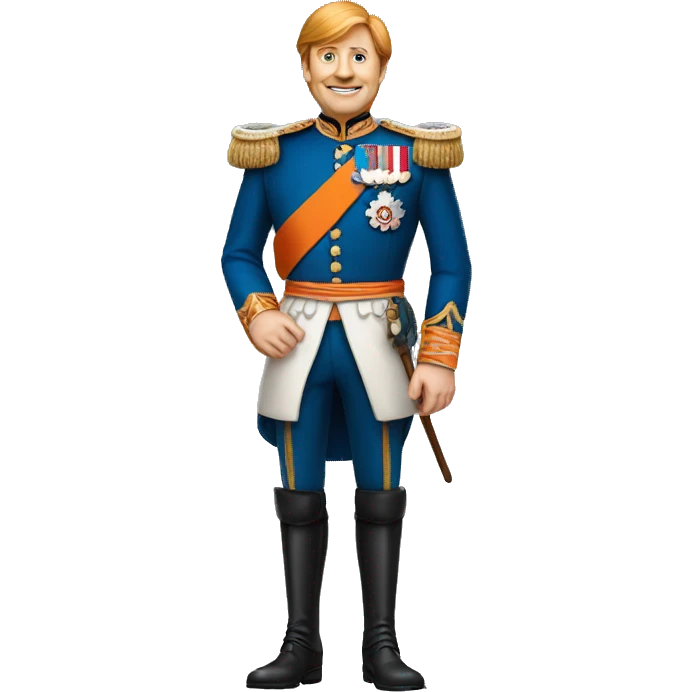 King Willem Alexander from The Netherlands full body emoji