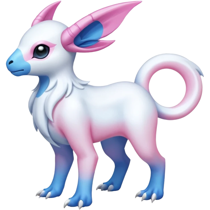Absol-Lumineon-Amauara-Fakémon-hybrid-creature (full body)  emoji