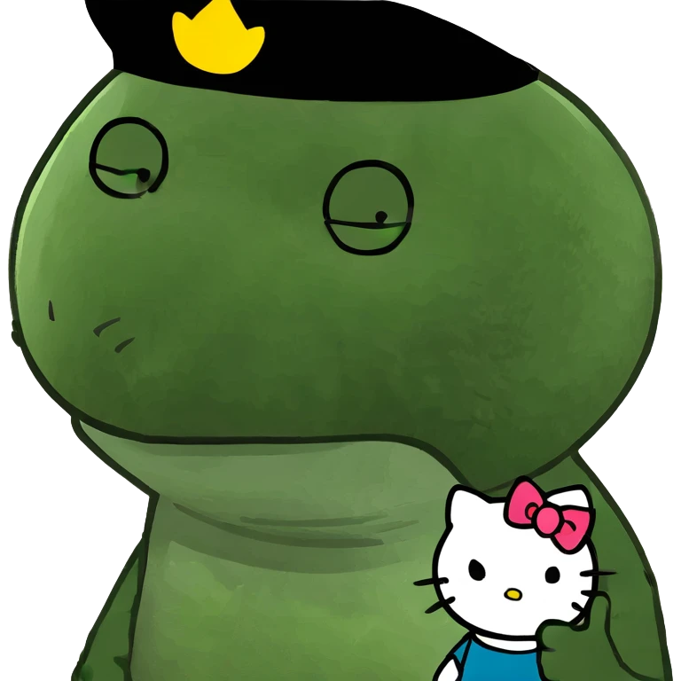 gangster hello kitty emoji
