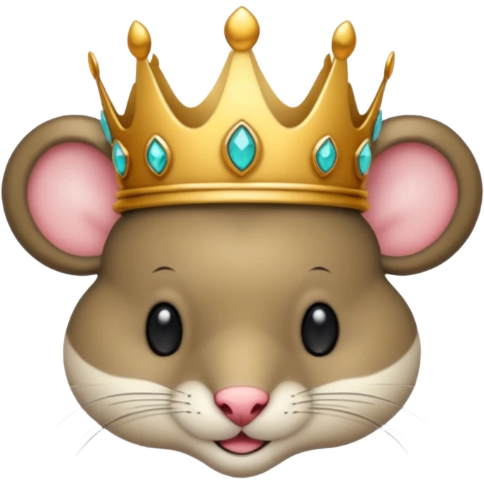 souris avec couronne emoji