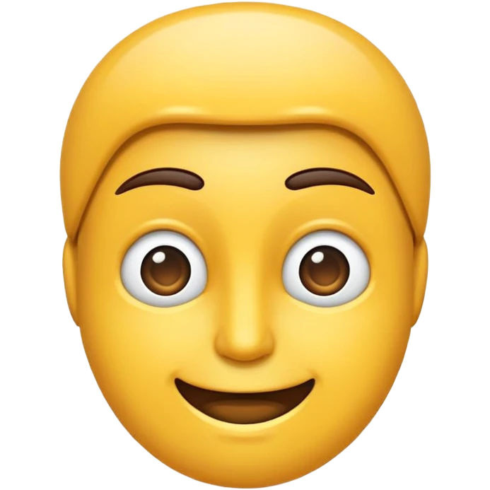 Мерзкий, улыбающийся колобок emoji