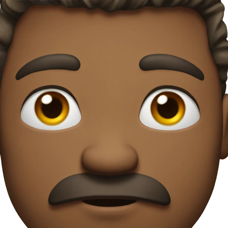 Man biting lip emoji
