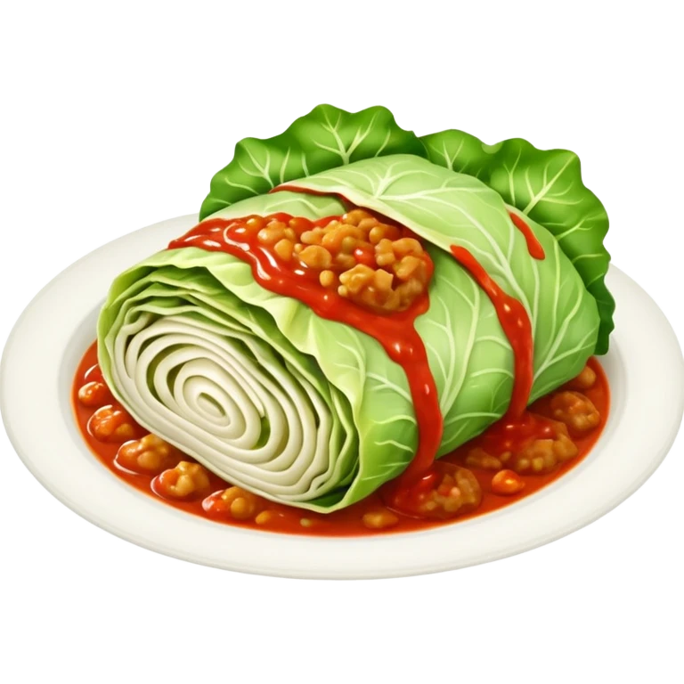 Cabbage roll emoji