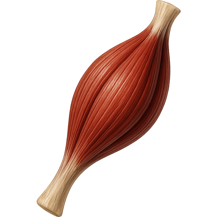 muscolo umano porzione anatomica iperrealistico emoji