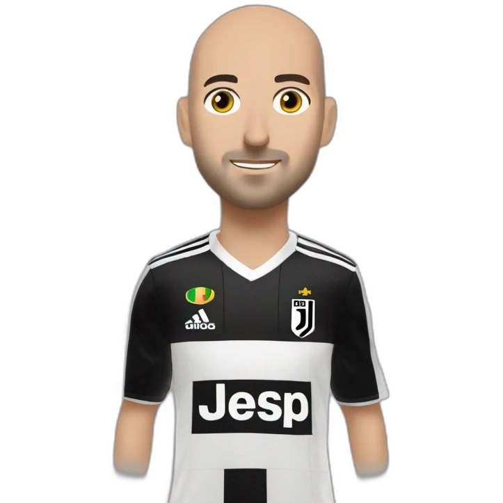 Nicolò Fagioli betting in a Juventus jersey emoji