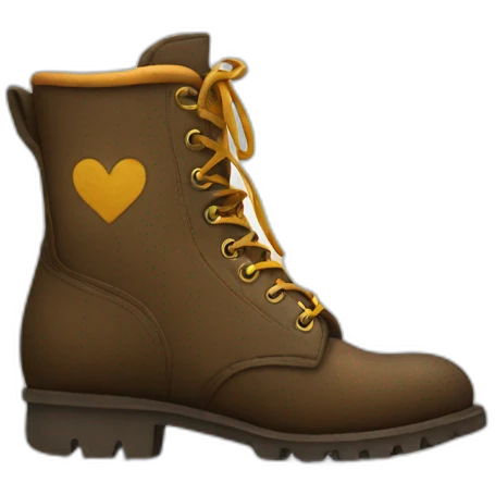 Scuffed boot emoji