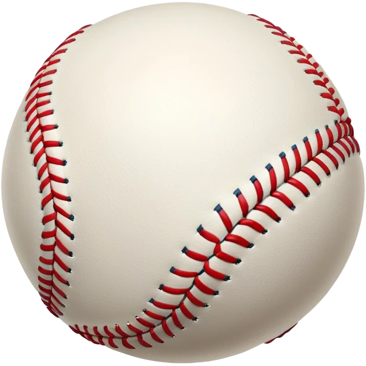 Cinematic Realistic image of a classic baseball, rendered with detailed stitching and textured leather, set against a nostalgic ballpark backdrop with soft, golden lighting that evokes Americana emoji