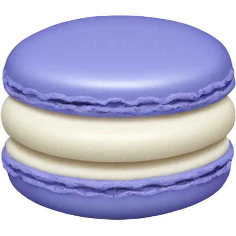 Periwinkle macaron  emoji