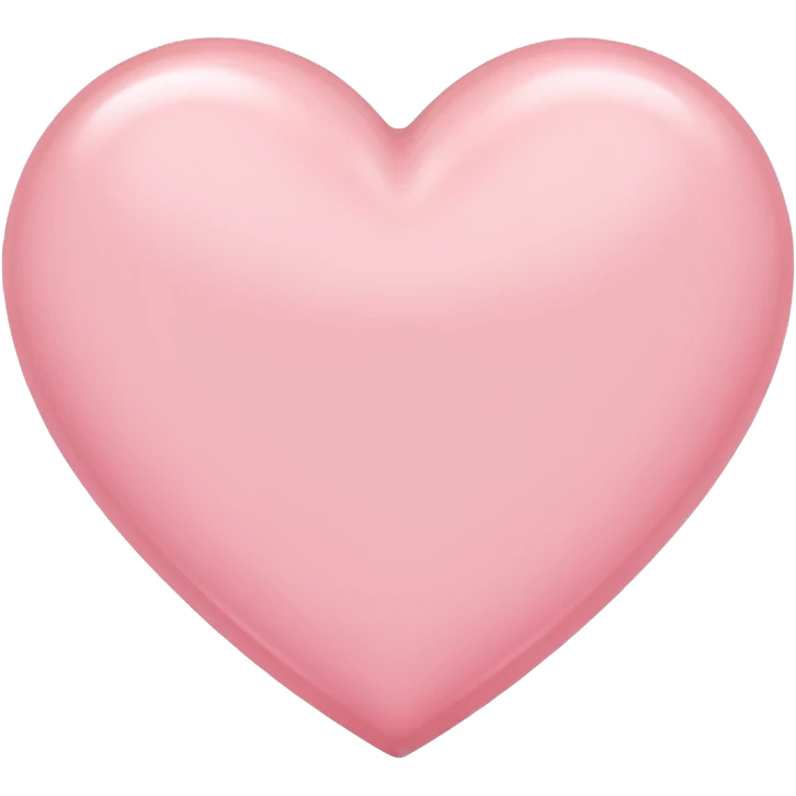 Corazón rosa claro emoji