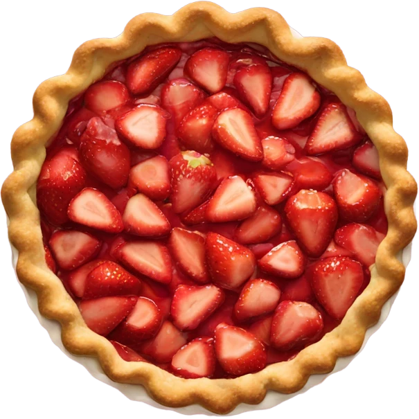 strawberry pie emoji