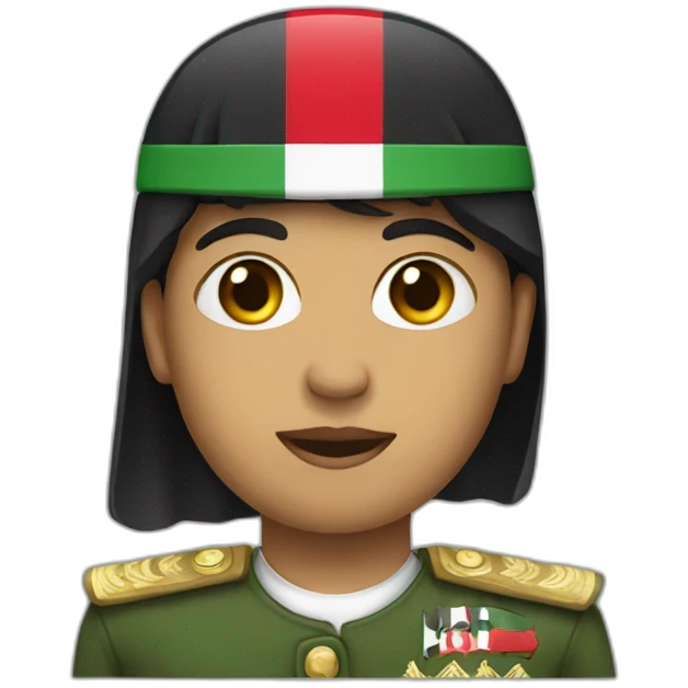 indonesia with palestine emoji