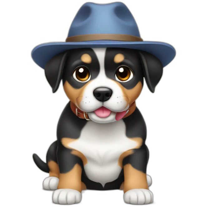 cachorro com chapéu nordestino emoji