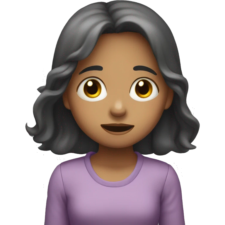 niña durmiendo  emoji