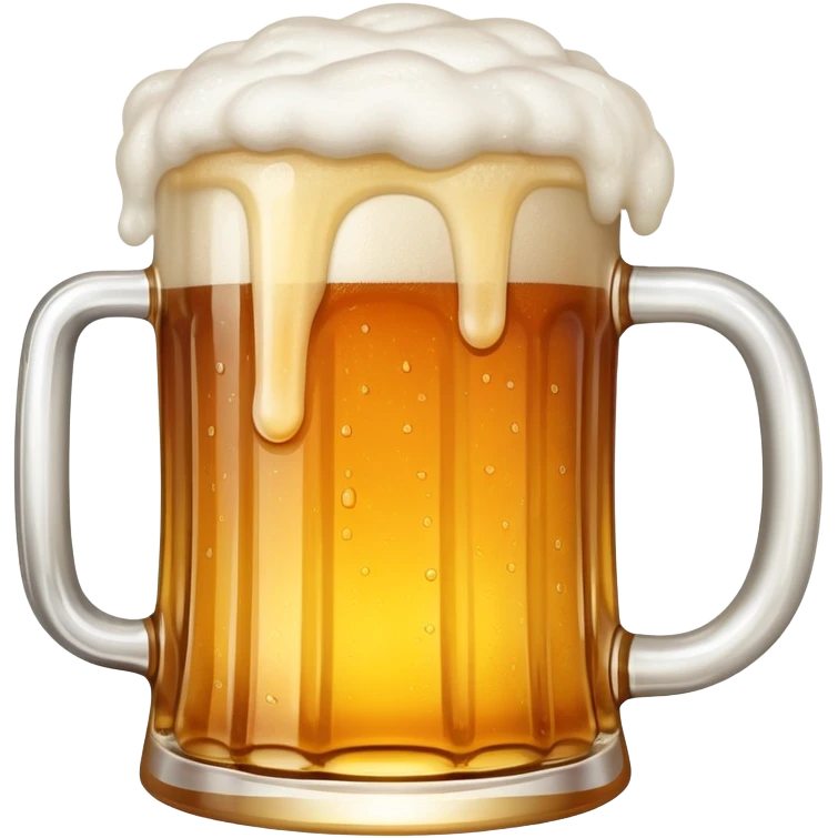 mug of beer with foam emoji