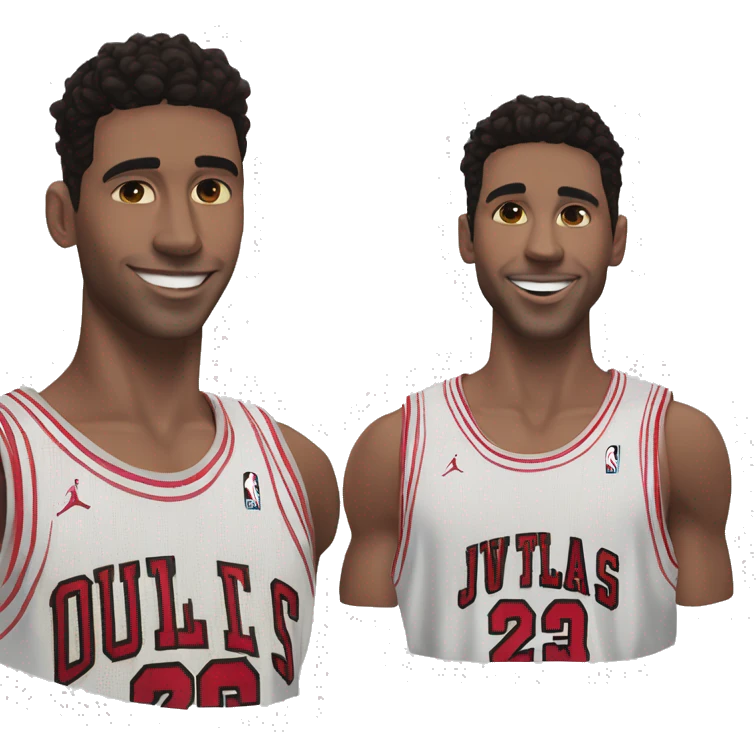 Jordan bardella avec Mickael Jordan  emoji