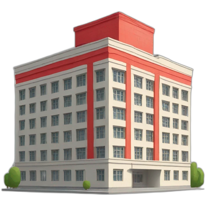 Constructivism ussr style building emoji
