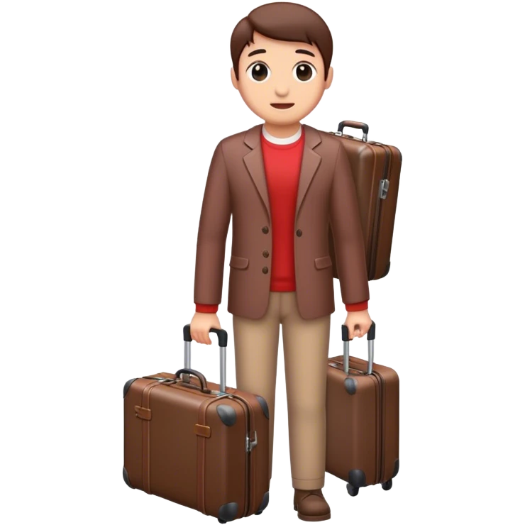 Me with suitcase emoji