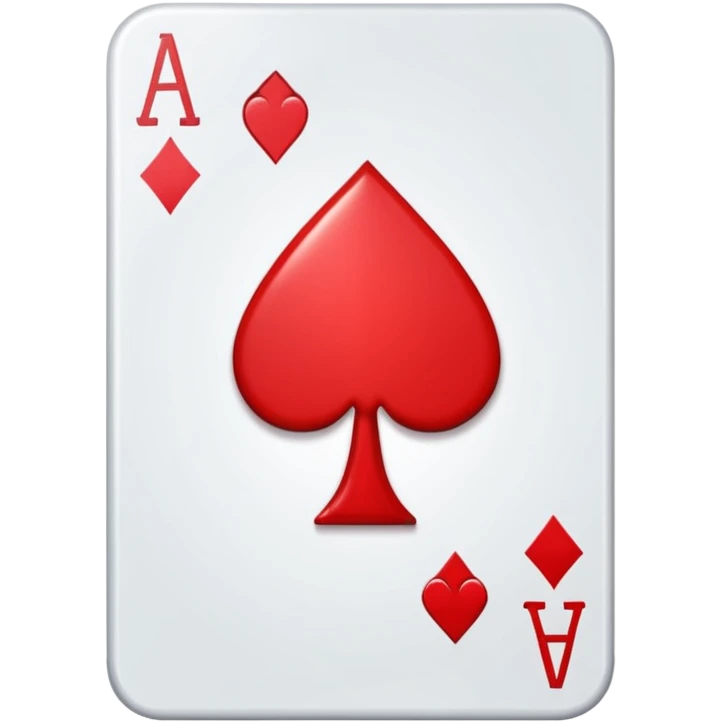 red spade suit emoji