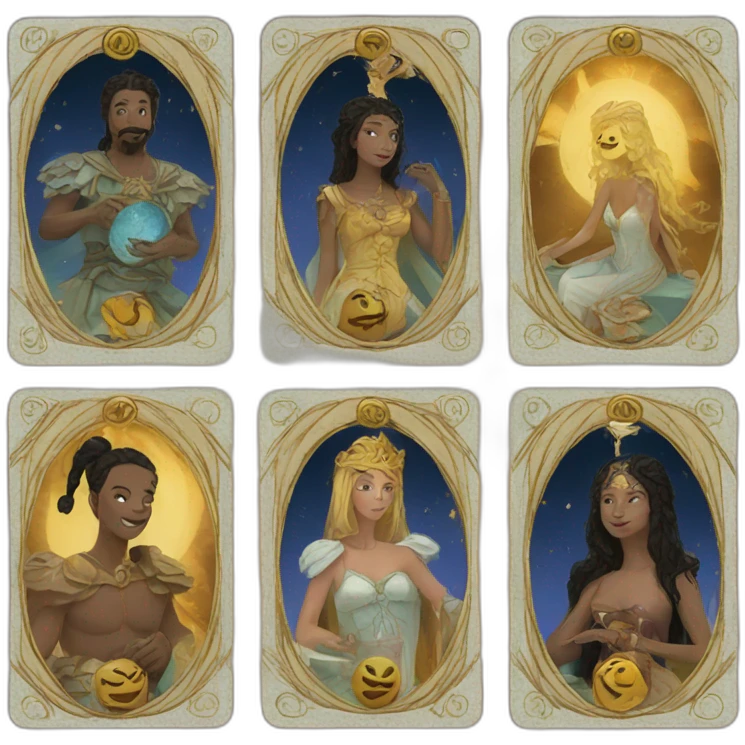 3 tarot cards emoji