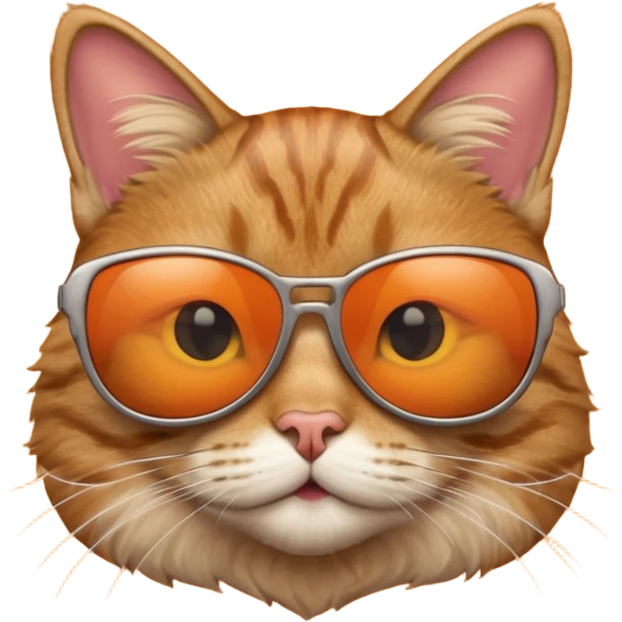 Cat wearing sunglasses emoji