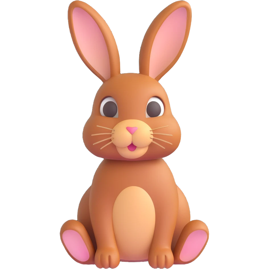 brown rabbit emoji