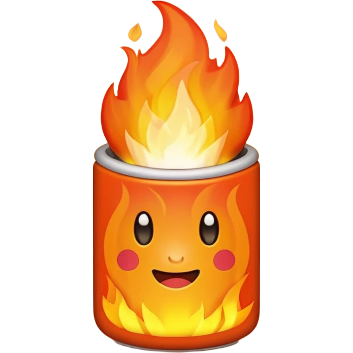 A mini luminous fire, a cute one and has a jersey the reads BS1 emoji