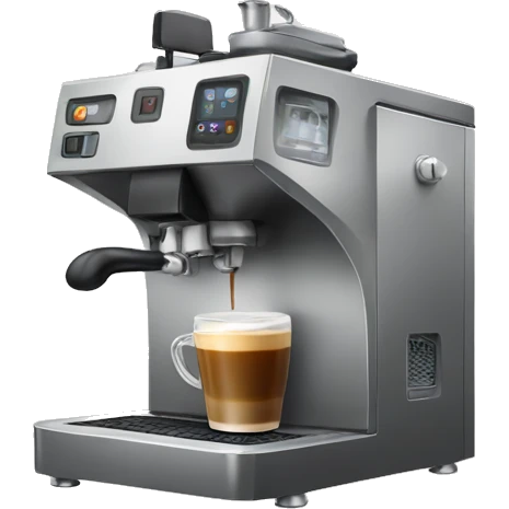 Machine à café emoji