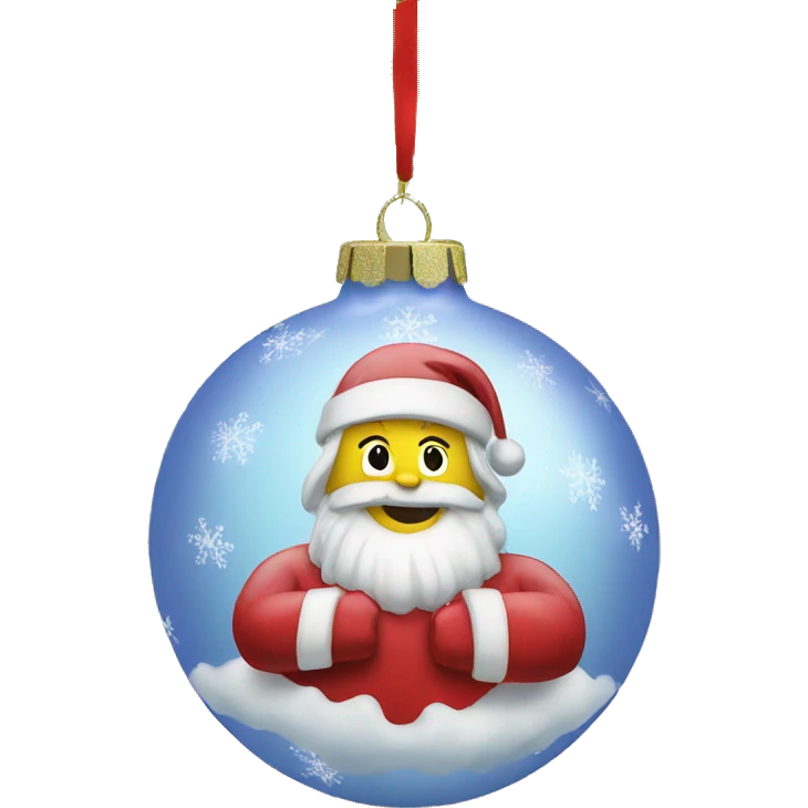 christmas ornament  emoji