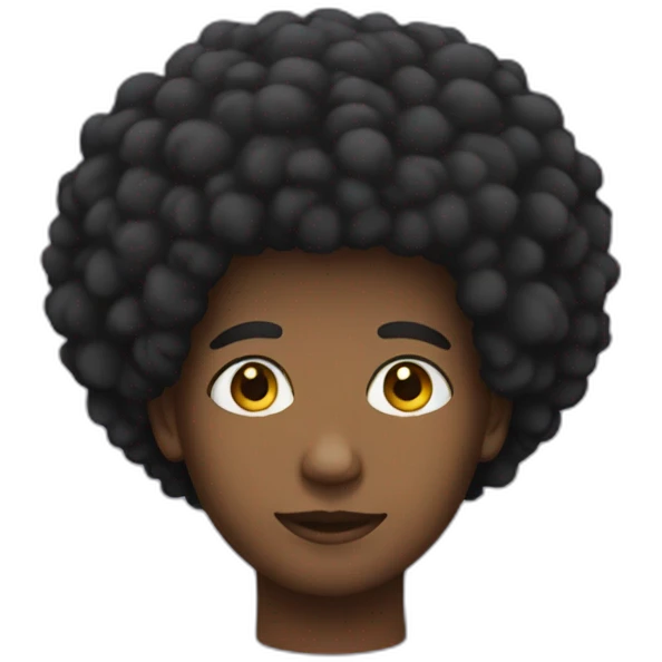 Afro emoji