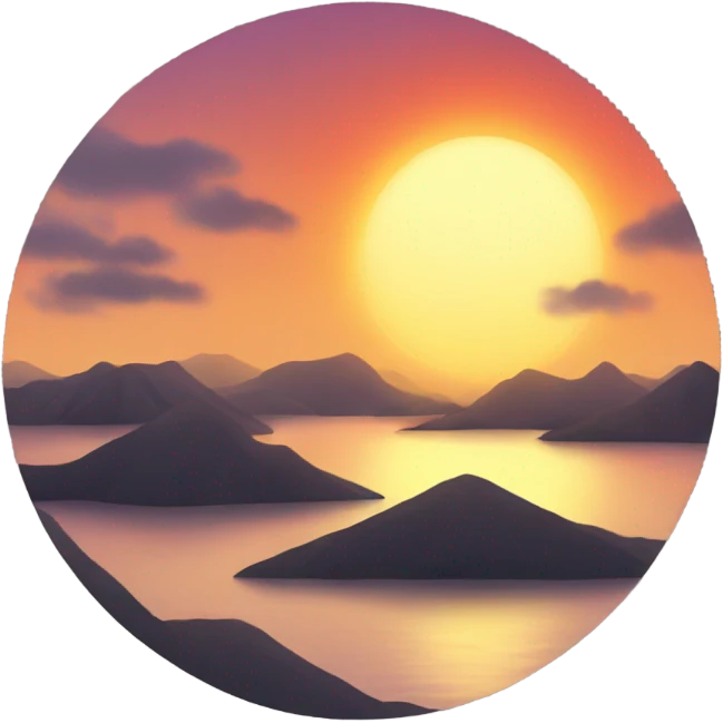 sun set  emoji
