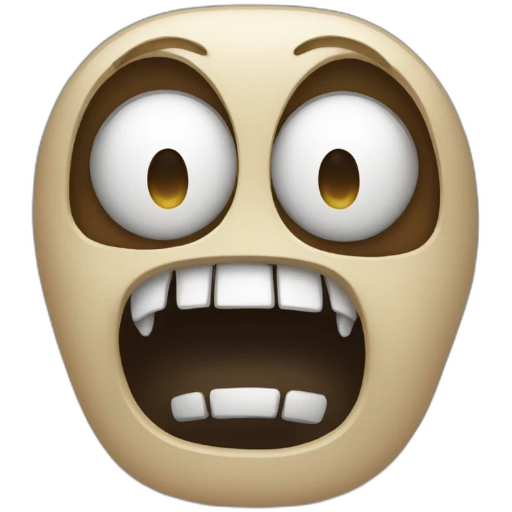Scream emoji