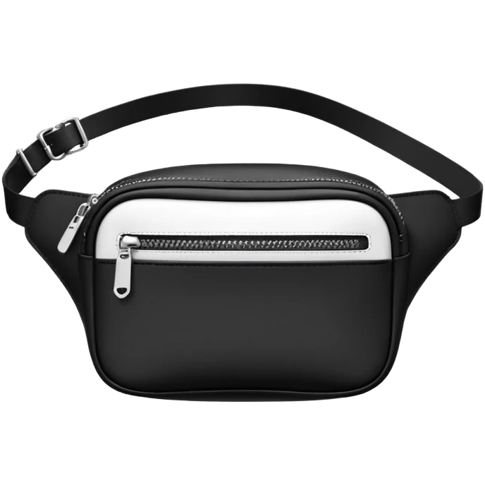 black waist bags emoji