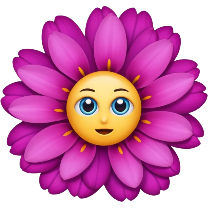flowers with eyes emoji