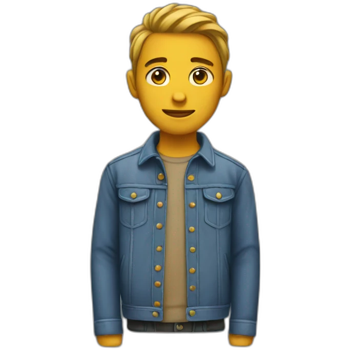 straight emoji