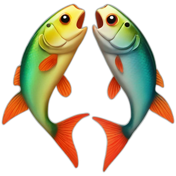 two fish kissing emoji