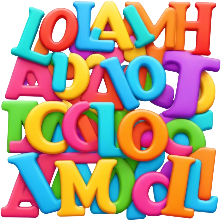 The letters “LMAO” stacked on top of each other emoji