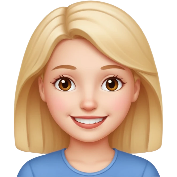 young white girl emoji