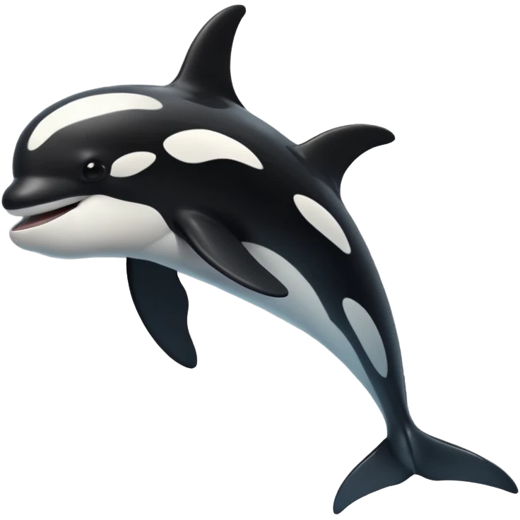 Orca without the eyes emoji