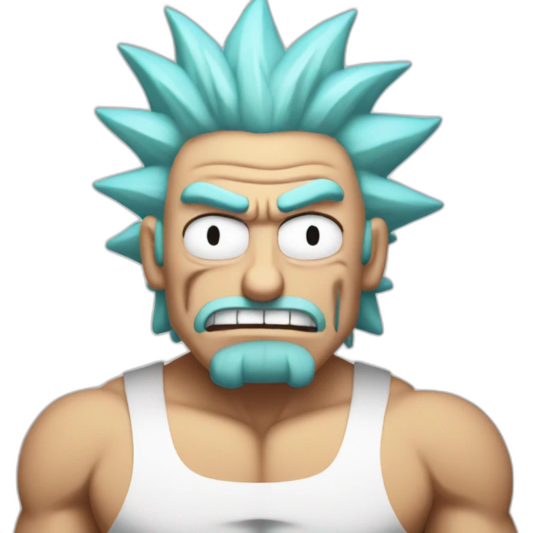 Buff Rick Sanchez emoji