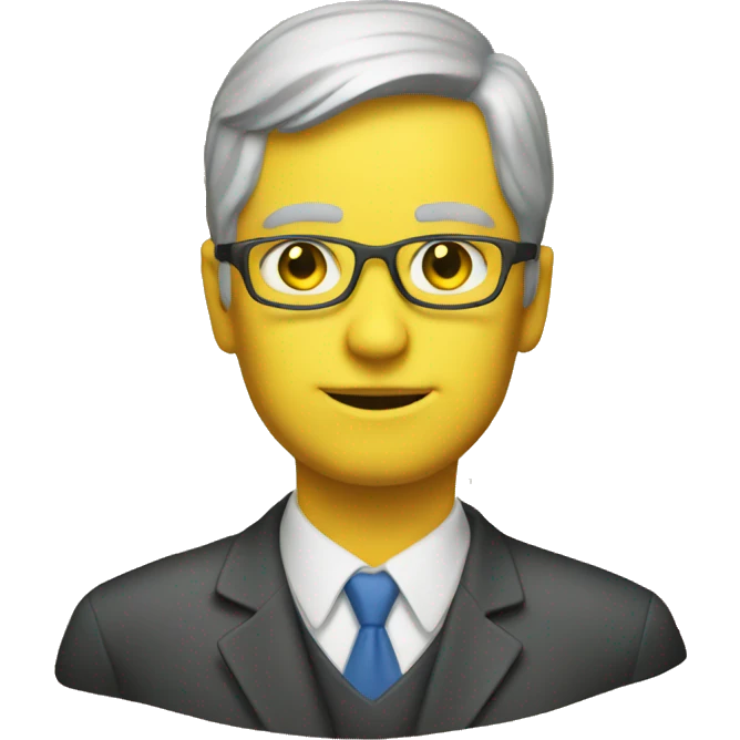 yellow teacher mathematics emoji