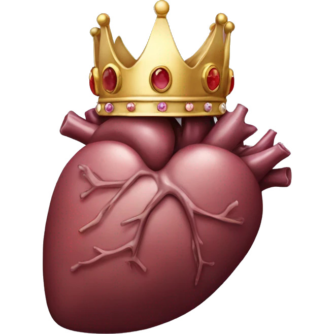  human liver with  crown emoji