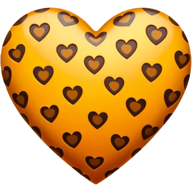 Leopard heart emoji