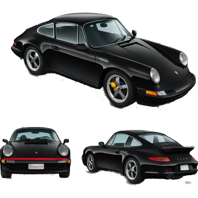 Black Porsche  emoji