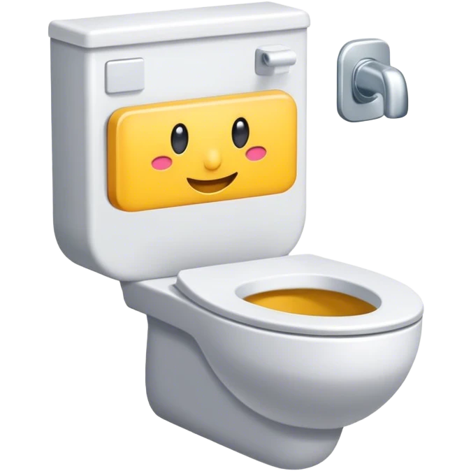 Des toilettes avec plein de diarrhée  emoji