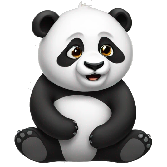 Panda that looks like Trump emoji