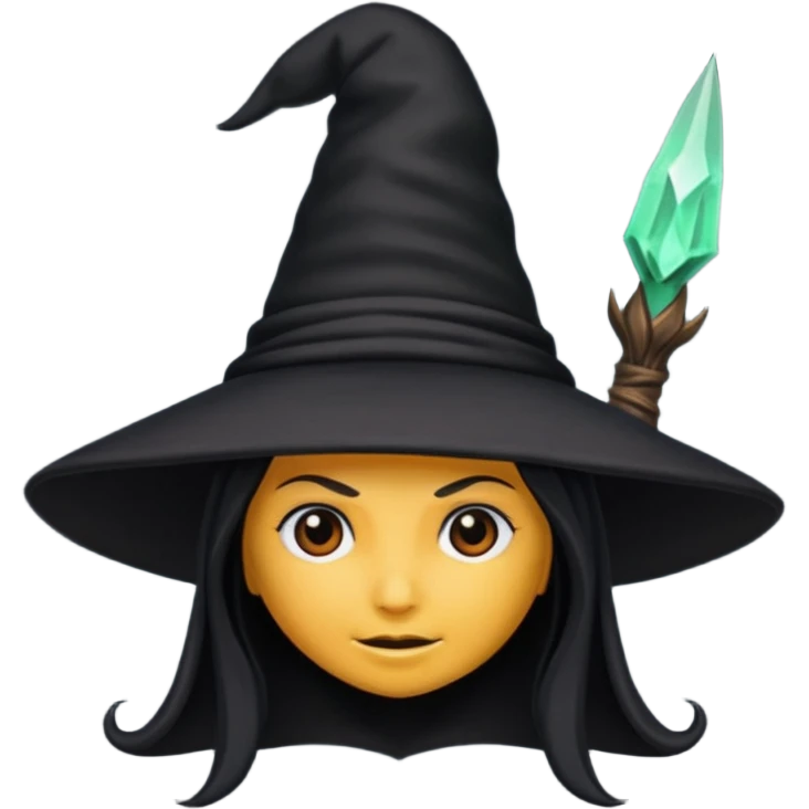 Gorro brujo emoji