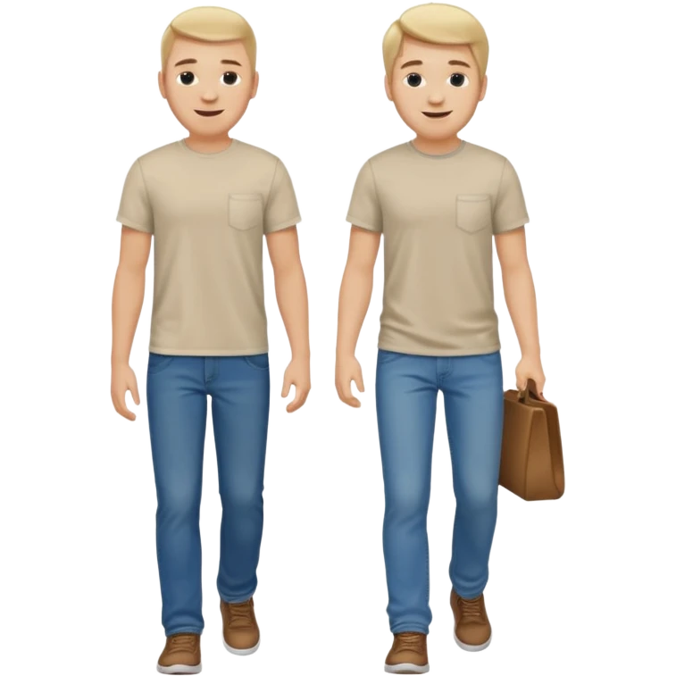 two guys going home emoji