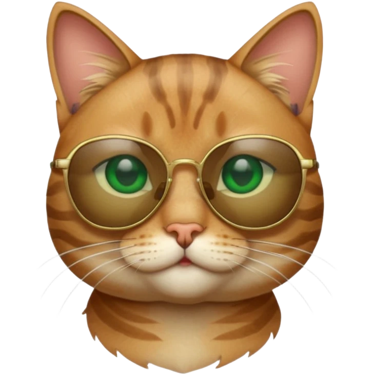 Cat wearing sunglasses emoji