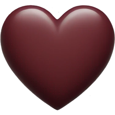 Maroon heart emoji