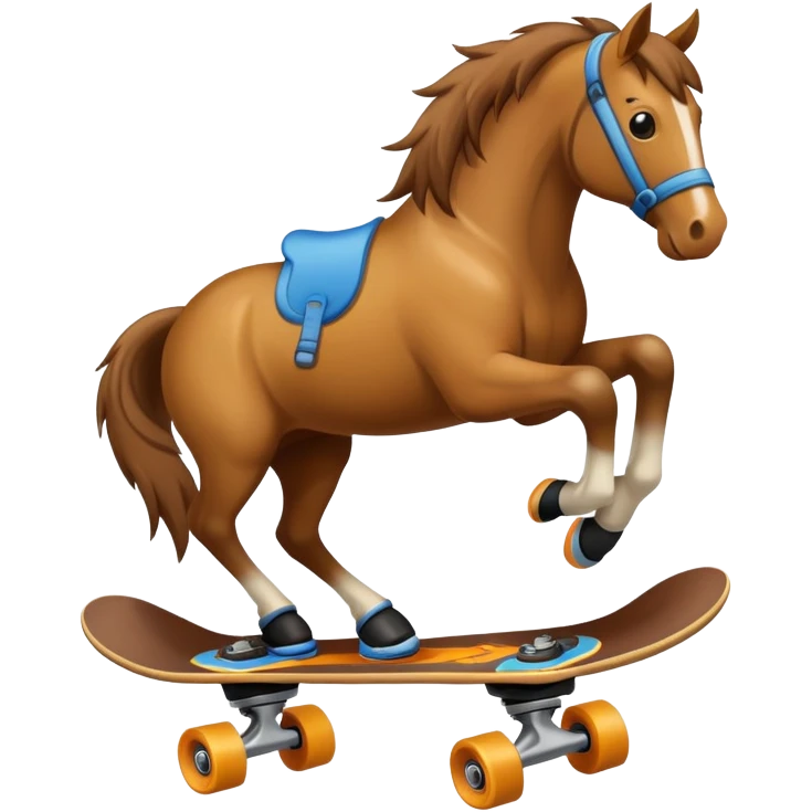Cavalo de skate emoji